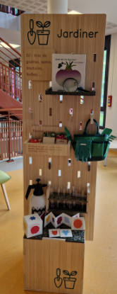Totem vert jardiner